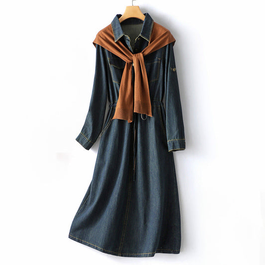 Emie Daly Long Denim Dress