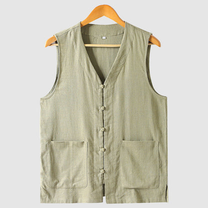 Frank Hardy Coastline Linen Vest