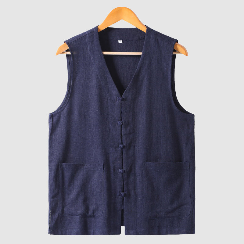 Frank Hardy Coastline Linen Vest