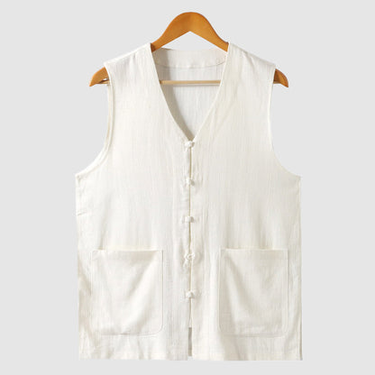 Frank Hardy Coastline Linen Vest