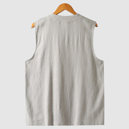 Frank Hardy Coastline Linen Vest