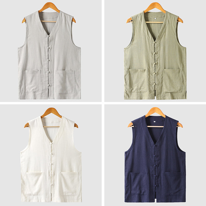 Frank Hardy Coastline Linen Vest