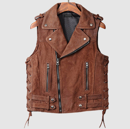 Frank Hardy Cowboy Genuine Leather Vest