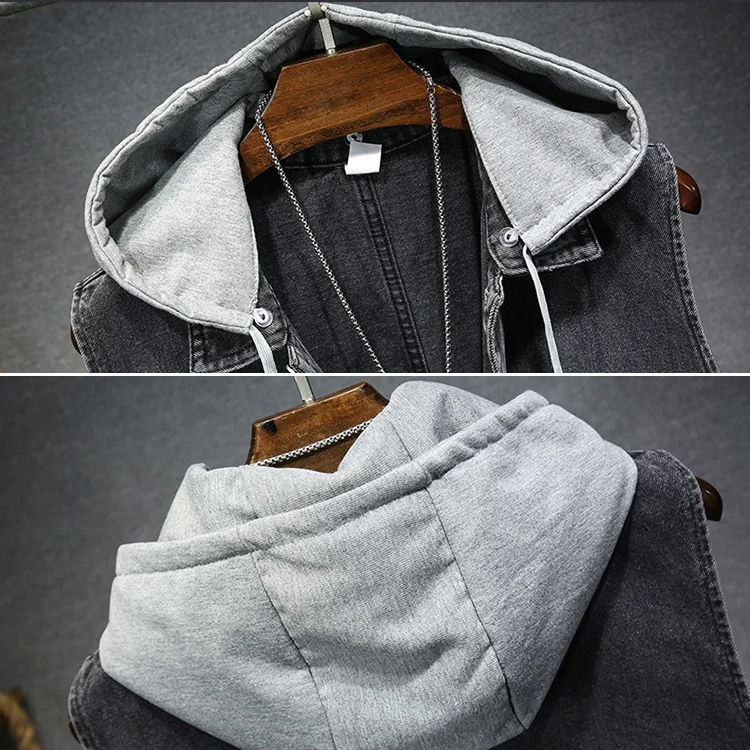 Frank Hardy Denim Hooded Vest