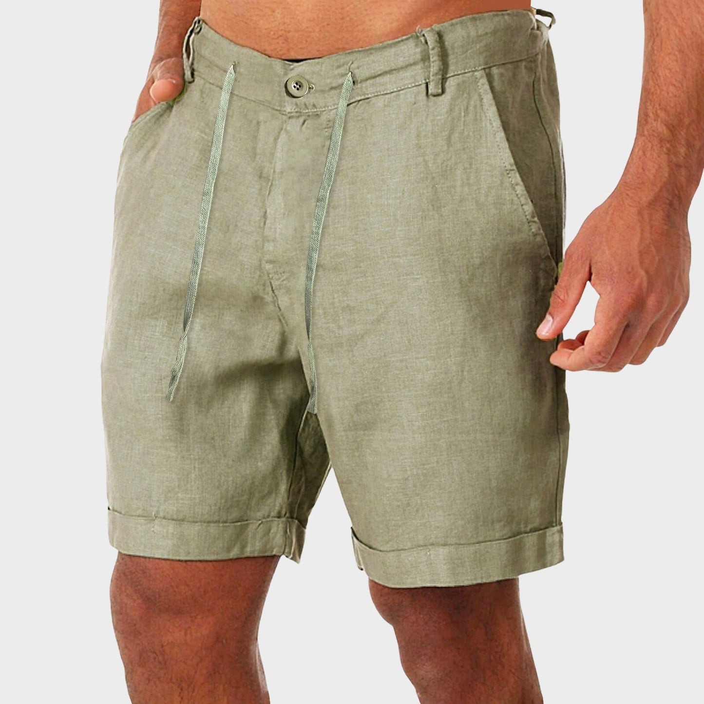 Frank Hardy Linen Summer Vacation Shorts