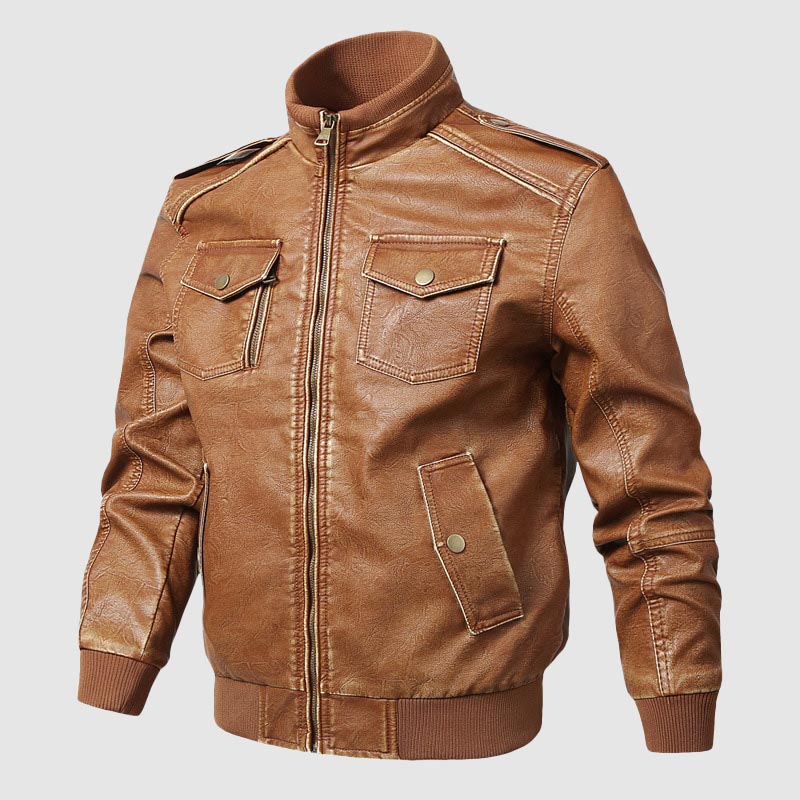 Frank Hardy Old School Leather Jacket