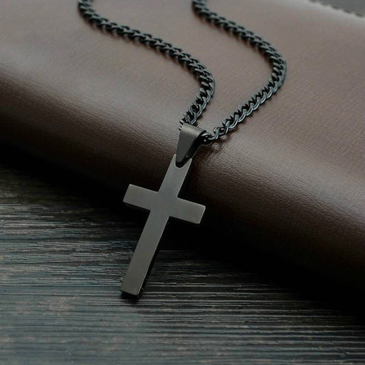 Frank Hardy Signature Metal Cross Necklace