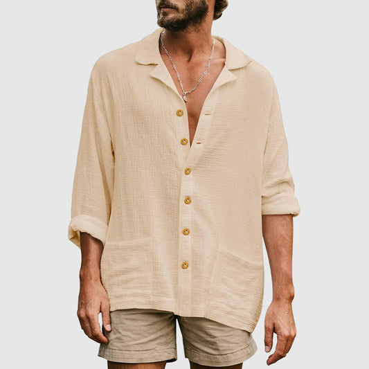 Frank Hardy Tropical Island Linen Shirt