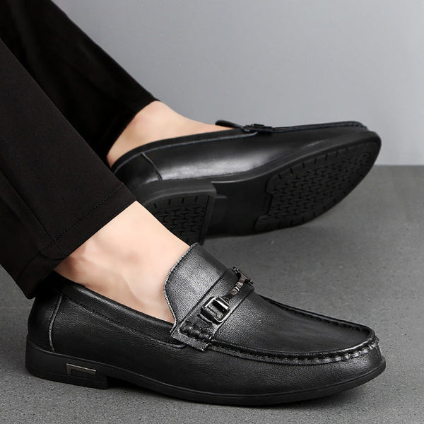 Harlington Genuine Leather Loafers - Avxnue