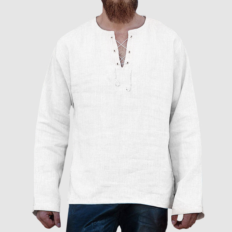King Arthus Long Sleeve Linen Shirt