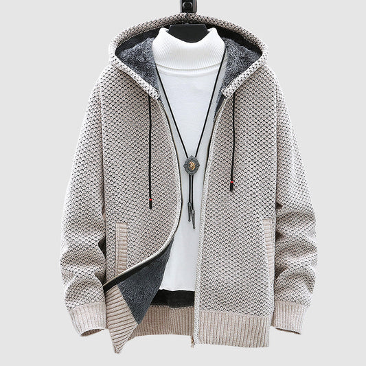 Leonardo Hooded Warm Cardigan