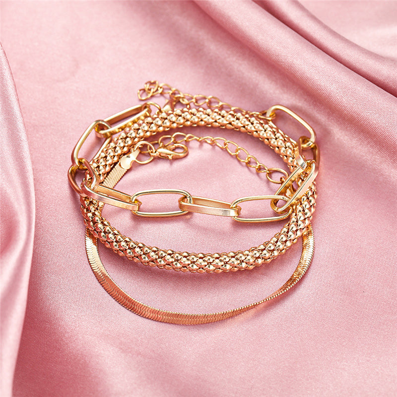 Lustrous Chain Elegance Bracelet