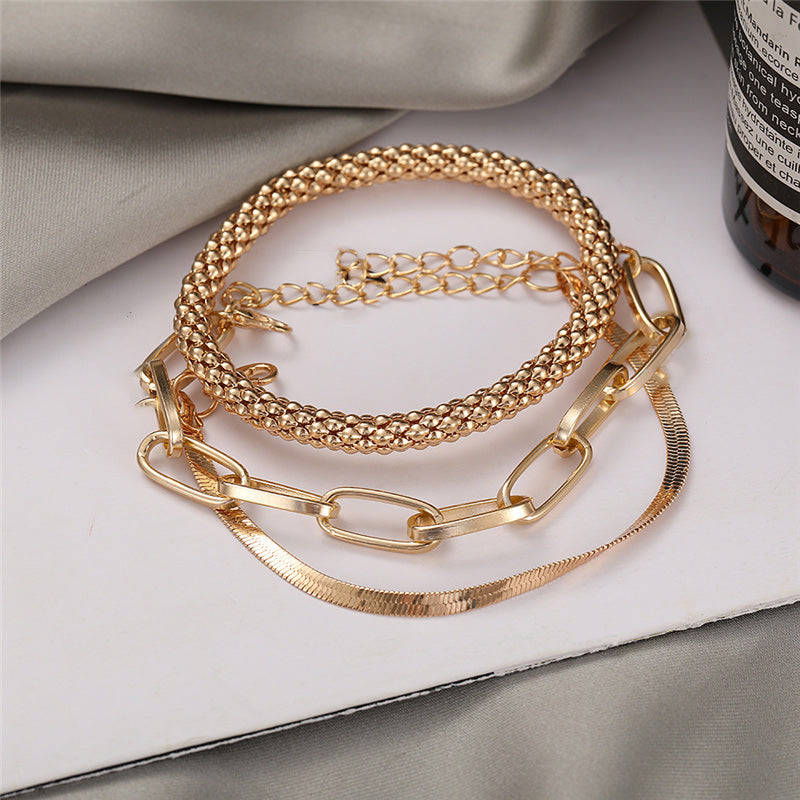 Lustrous Chain Elegance Bracelet