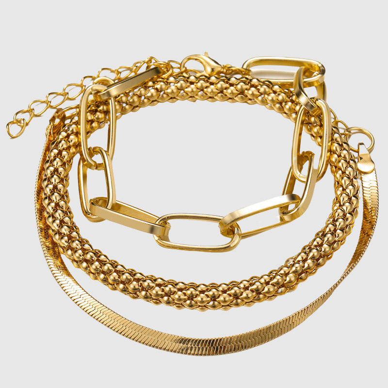 Lustrous Chain Elegance Bracelet