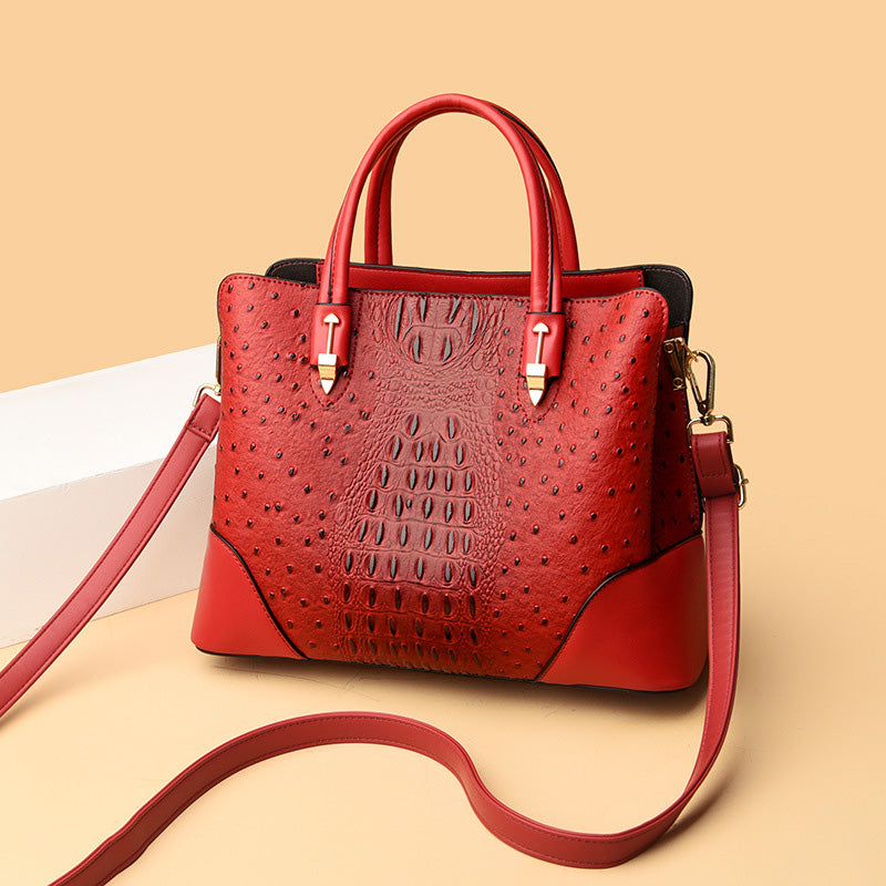 Malin-Tassou Faux Croc Leather Bag