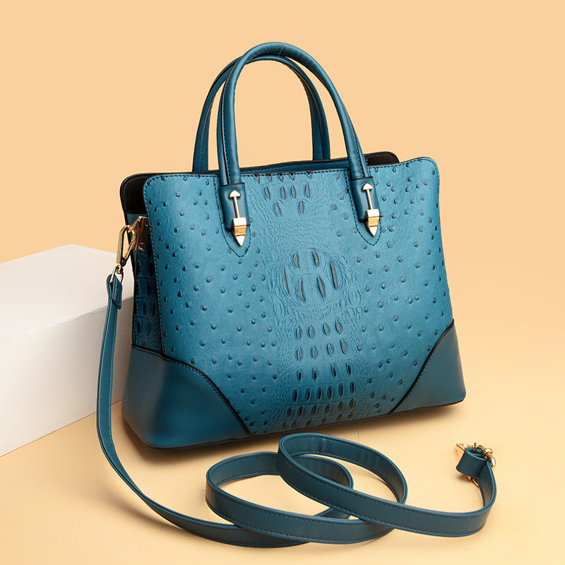 Malin-Tassou Faux Croc Leather Bag