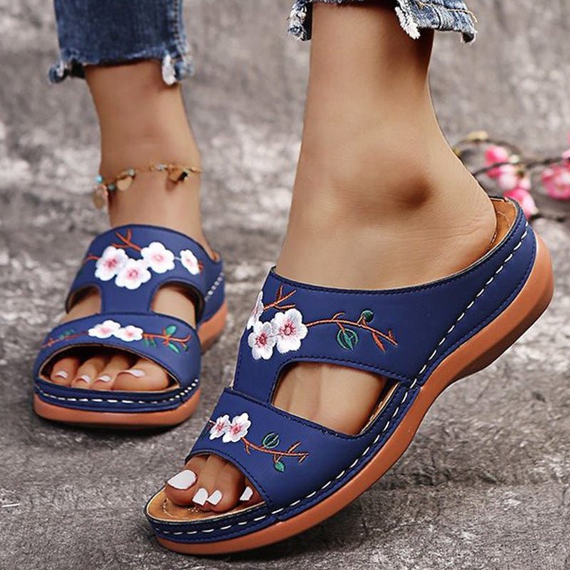 Malin Tassou Floral Sandals