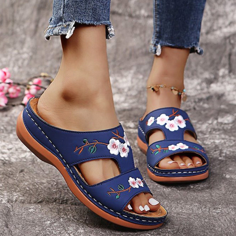 Malin Tassou Floral Sandals