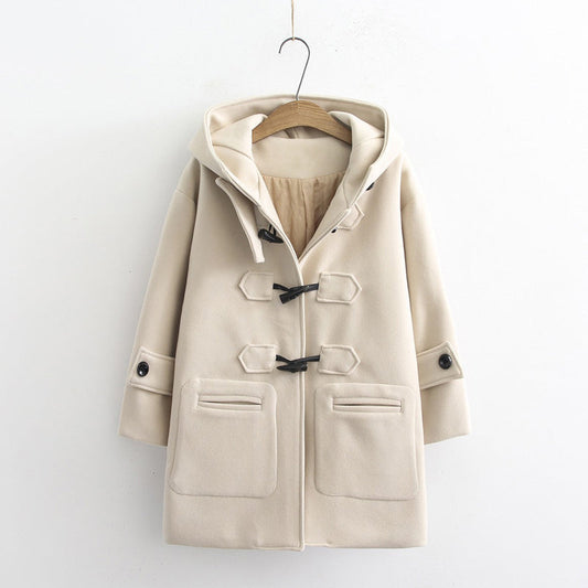 Malin Tassou Hooded Woolen Coat