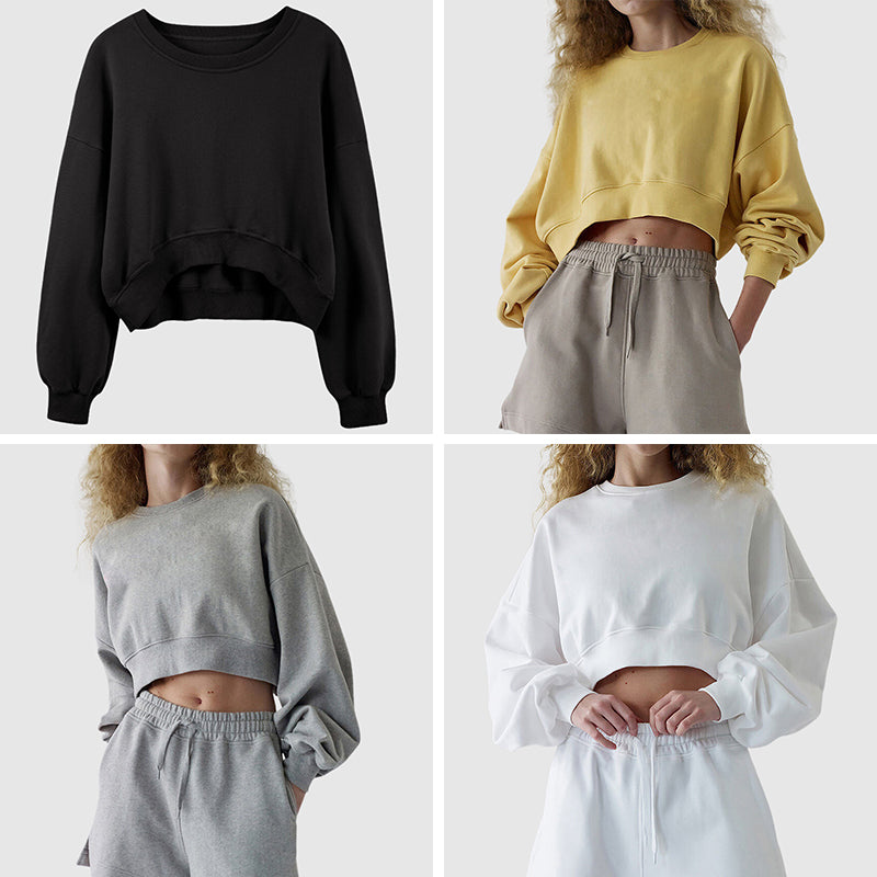 Malin Tassou Serene Cropped Sweatshirt