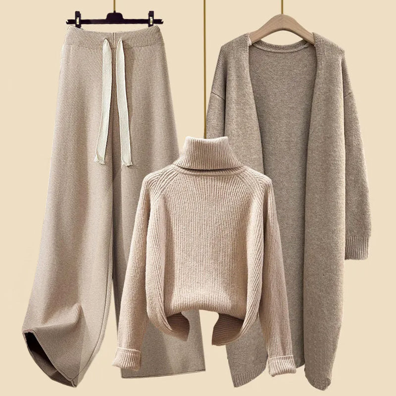 Malin Tassou Warm 3 Piece Knit Set