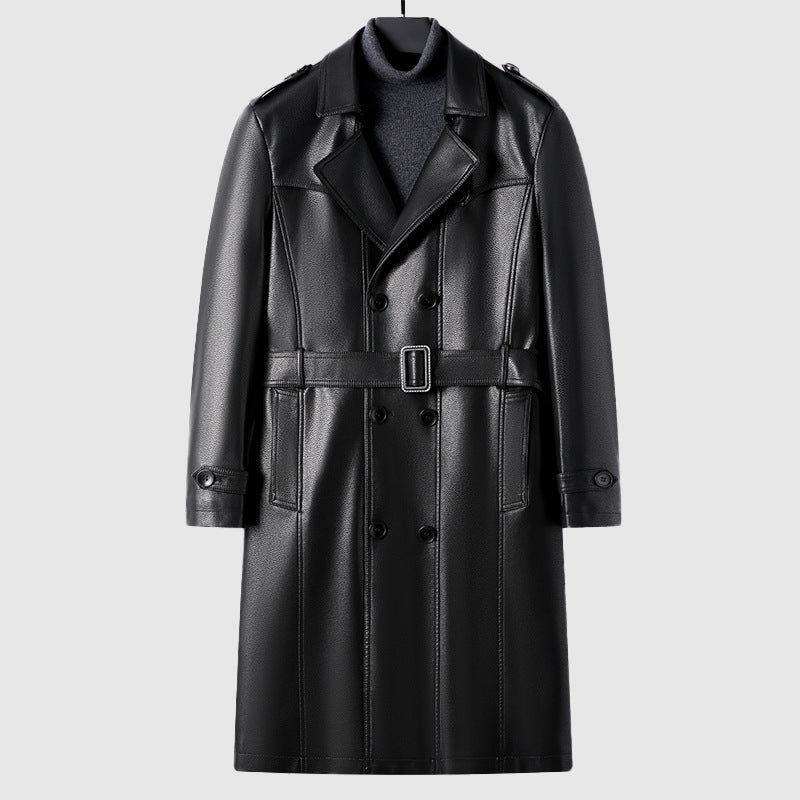 Marksman Long Leather Coat