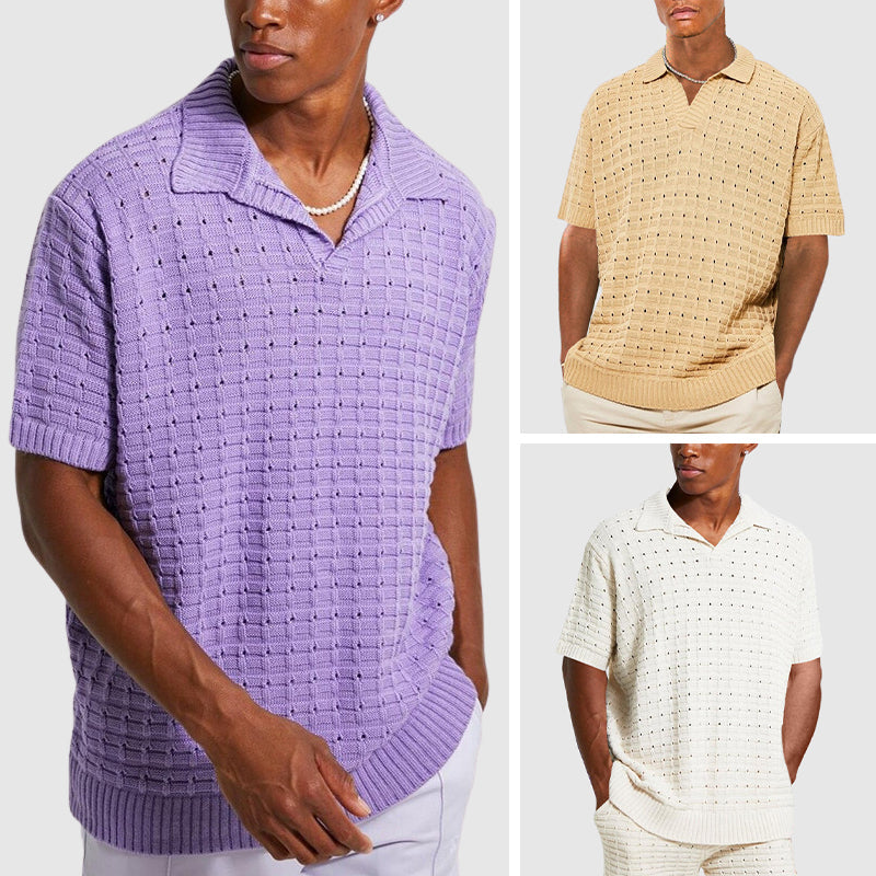 Miami Beach V-Neck Polo Shirt