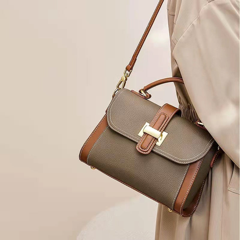 Olivia Klein Genuine Leather Chic Handbag