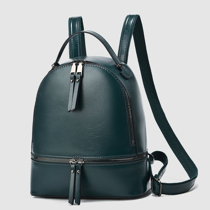 Paris Chic Leather Backpack