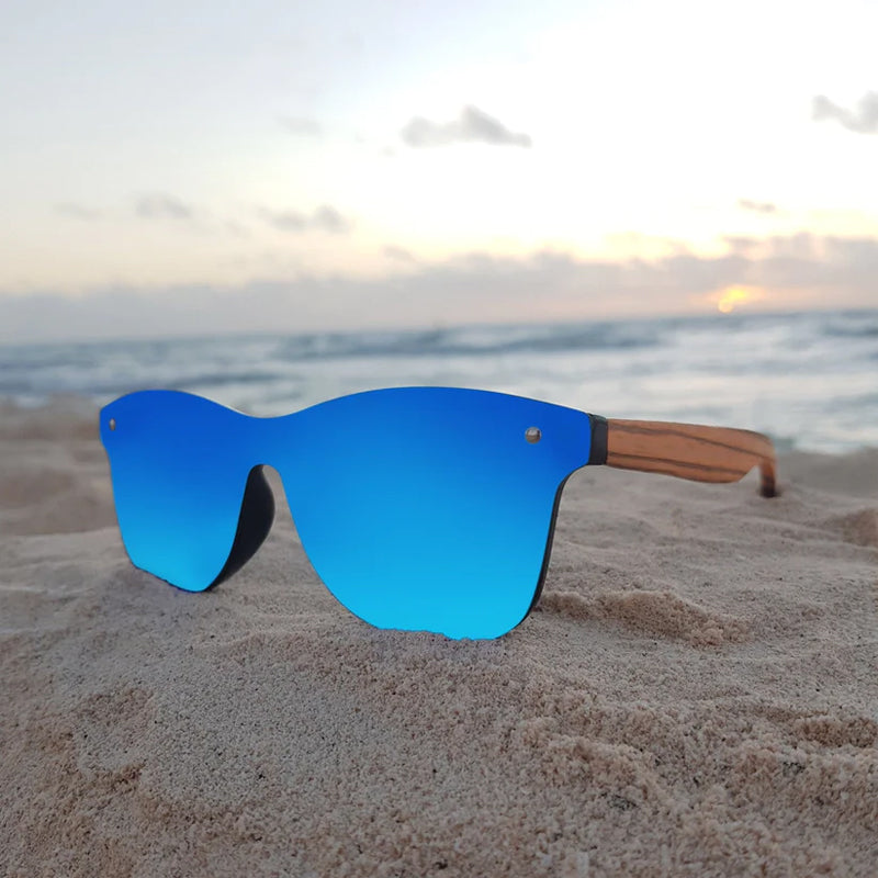 Raw Timber Zebrano Sunglasses