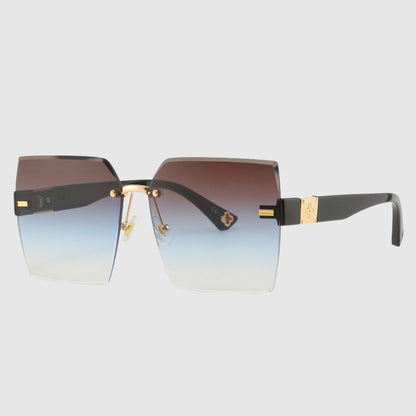 Saint Lucia Gradient Rimless Sunglasses