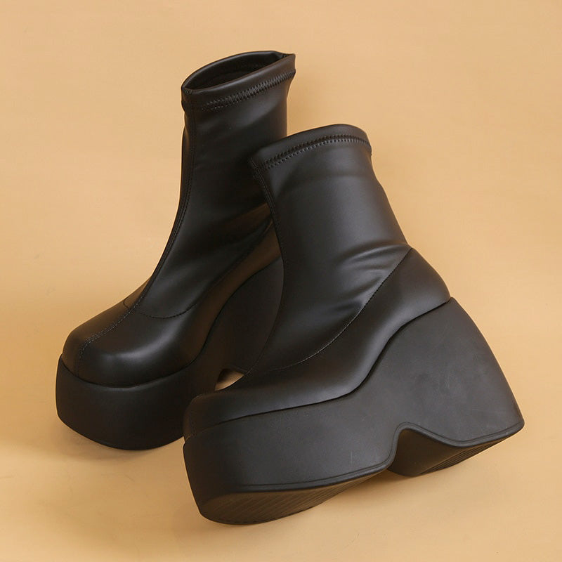 Sofia Tassou Platform Boots